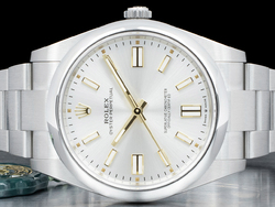 Rolex Oyster Perpetual 41 124300 Oyster Quadrante Argento